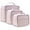 Mauve, variant on Bliss Packing Cubes for Travel - 3 Piece Compression Packing Cubes Travel Bags Organizer for Luggage