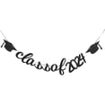 thumbnail image 1 of SHISUYAN 1 Set Class of 2024 Graduation Banner Graduation Party Hanging Banner Graduation Prop, 1 of 9