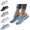 Light Blue, variant on Women's Knitted Mules Comfortable Slip-On Sneakers Soft Soles Non-Slip Orthopedic Backless Mesh Flats with Arch Support,2026 Summer Lightweight Breathable Casual Walking Shoes Black