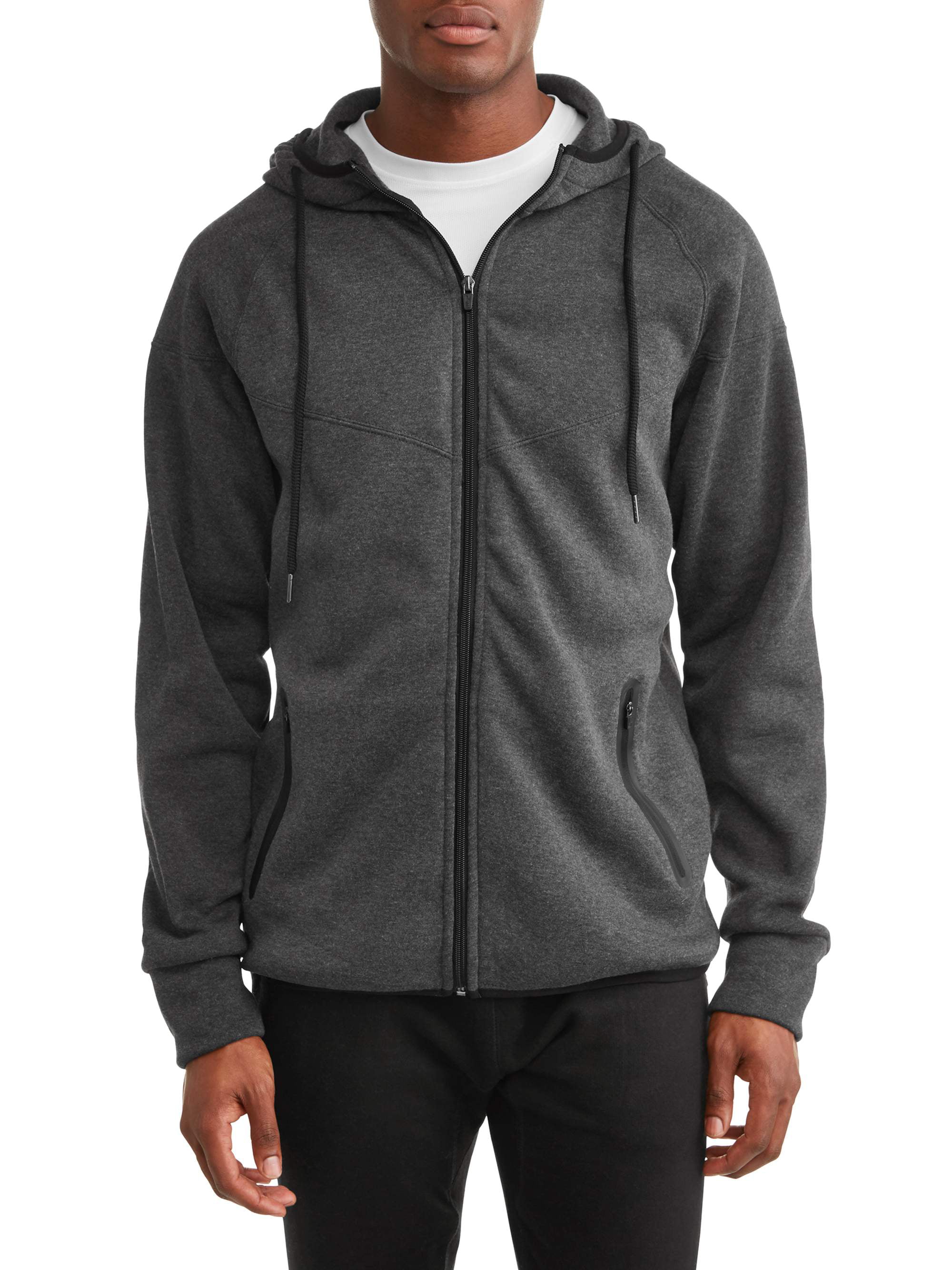 RBX Men's Fleece Hooded Full Zip Jacket - Walmart.com