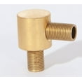 thumbnail image 3 of B&P Lamp® 2-Way Brass Arm Back, All Holes Tapped 1/4IP, 7/8 Inch Height by 7/8 Inch Diameter, Unfinished, 3 of 3
