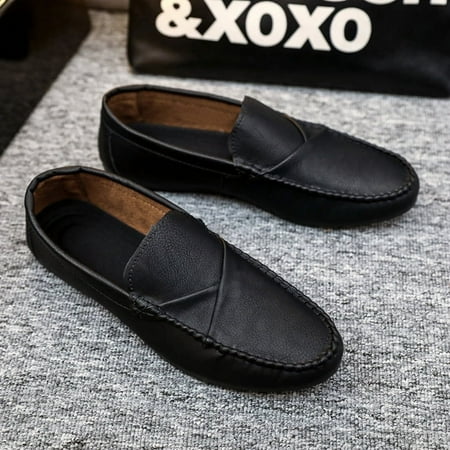 

Summer Men‘s Loafers Men‘s Shoes Casual Trendy Korean Style British Shoes 2024 New Summer Soft Sole Lazy Shoes