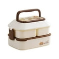 thumbnail image 4 of DOLITY Children Lunch Box Lightweight Food Containers for Fishing Dining Out Office Beige, 4 of 9