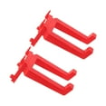 thumbnail image 6 of Pretyzoom 2Pcs Red Heavy Duty Plastic Hooks for Car Detailing Tools Home Use Pegboard Wall Mount, 6 of 8