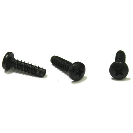 

#2 x 1/2 Thread Forming Screws for Plastics (48-2) / Phillips / Pan Head / Steel / Black Zinc - 10000 Piece Carton