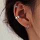 thumbnail image 3 of Pendientes Punk Ear, Cuff Clip Sin Piercing Cross Clip, Pendientes, F, 3 of 5