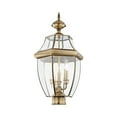 thumbnail image 6 of Livex Lighting Monterey 3 Light Outdoor Post Lantern, 6 of 7