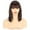 B, variant on Pullover Toupee-Women'S Wig Short Straight Hair with Flat Bangs Bob One Cut High Temperature Wire Wig Headcover, Short Straight Wig A, High Temperature Wirewedding