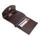 thumbnail image 5 of Cartera Tarjetero Piel Genuina Monedero Broche Imán chocolate, 5 of 8