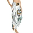 thumbnail image 2 of Naloa Cute Colorful Animal Print Women’s Ultra-Soft Comfy Pajama Lounge Pants with Pockets & Drawstring, 2 of 8