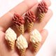 thumbnail image 4 of 40 Uds. De abalorios de resina de helado de postre, botones planos para accesorios artesanales, decoración de funda de teléfono para álbum de recortes, 4 of 6