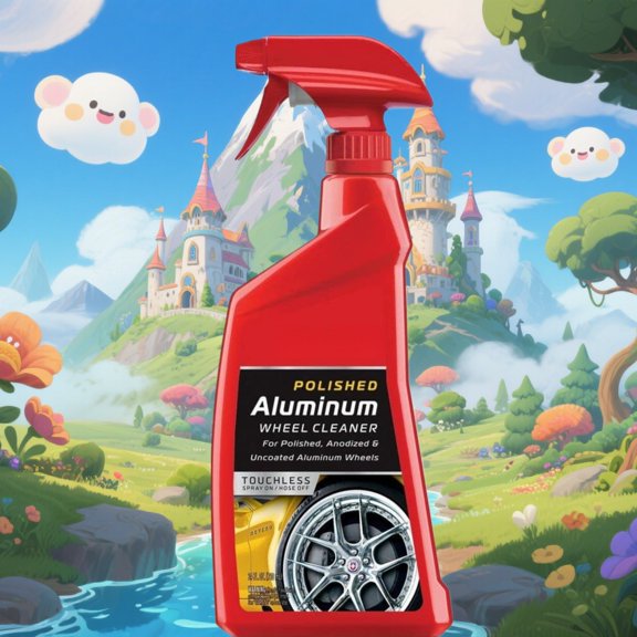 24-ounce polishing aluminum wheel cleaner, spray brightener, boat cleaner, stain and oxidation remover, acid wash