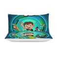 thumbnail image 2 of Duvet Cover Bedding Set Cartoon Print Soft Quilt Cover 3 Pieces, 1 Comforter Cover & 2 Pillowcases for Kids Teens Boys Girls Room Decor 102"x90", 2 of 8