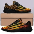 thumbnail image 3 of Dachshund Halloween Pumpkin America Shoes Sneakers Black Size 13, 3 of 7