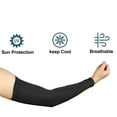 thumbnail image 3 of Unique Bargains 1 Pair Arm Shapers Arm Slimming Sleeves Fat Burning Light Weight Black Polyester, 3 of 6