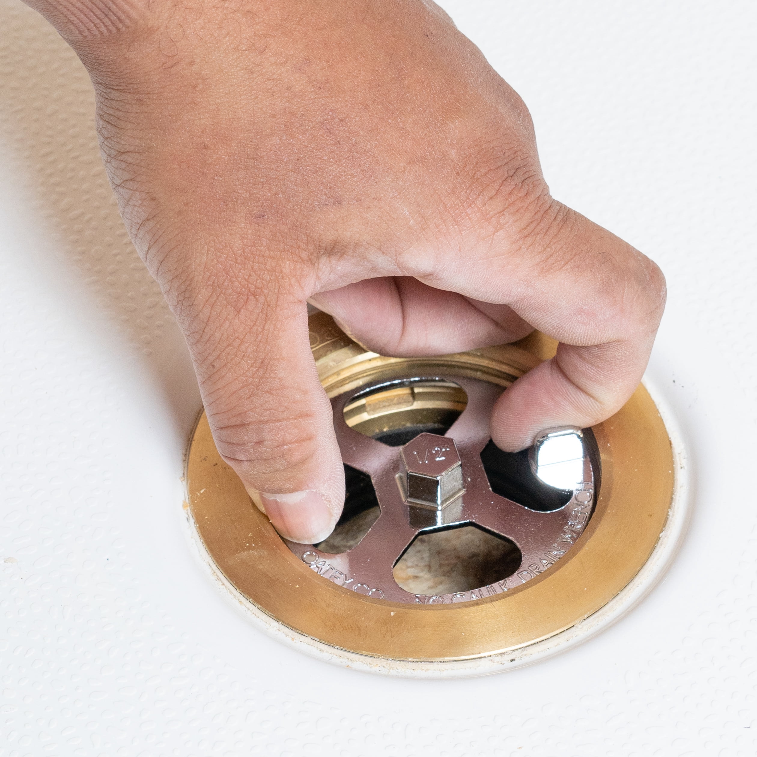 Oatey 42239 2 in. 140 NC No-Caulk Shower Drain Wrench