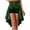 Green, variant on vastwit Women's Steampunk Corset Waist Belt Retro Victorian Ruffles High-low Gothic Skirt Pirate Fancy Dress Red 3XL