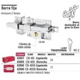 thumbnail image 2 of Cerradura Barra Fija Trad Der Hermex 43506 CB-40DB, 2 of 2