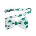 thumbnail image 1 of boxed-gifts Parquet Men's Shamrock adjustable Bow Tie - St. Patrick's Day Collection, 1 of 4