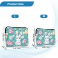 thumbnail image 4 of FORMRS 13-13.3 inch Laptop Sleeve Case Soft Carrying Quilted Computer Bag Cover, Cartoon Easter Bunny, 4 of 7