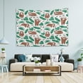 thumbnail image 5 of Cute Sloth Tapestry Wall Hanging Tapestries Happy Colorful Hippie Psychedelic Art Polyester Carpet Wall Decorative for Living Room Bedroom 80x60inch, 5 of 7