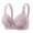 Purple, variant on SMihono Push Up Bra for Women Seamless High Support No Underwire Anti Sagging Bra Full Coverage Wireless Side Breast Gather Bras Green 36/80