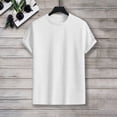 thumbnail image 4 of Luvrsol Tshirts for Men Stretch Solid Crew Neck Basic Tee Flexible Soft Layering Daily Undershirts S-2XL, 4 of 7