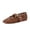 Cognac, variant on Wit Hand Woven Womens Flats, Comfortable Mary Jane Ballet Flat with Adjustable Buckle Braided Strap and Cushioned Memory Foam