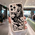 thumbnail image 5 of Junji Ito horror Hot Anime funda de teléfono para IPhone 15 14 13 12 11 Pro Max Mini XR XS 7 8 Plus funda trasera suave de TPU con correa de mano, 5 of 5