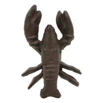 Cast Iron Nautical Cajun Crawfish Baby Lobster Decorative Accent Figurine Decor