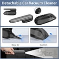 thumbnail image 4 of Handheld Vacuum Cordless, 10000PA Strong Suction Hand Held Car Vacuum Cleaner Rechargeable, Portable with Multi-Nozzles & LED Light for Home, Car, Office, Pets, 4 of 7