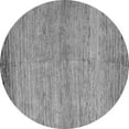 thumbnail image 1 of Ahgly Company Indoor Round Abstract Gray Modern Area Rugs, 5' Round, 1 of 4