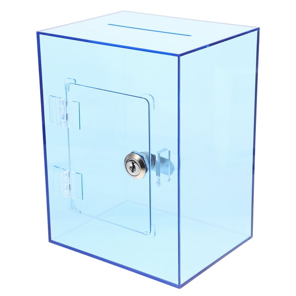 1 Set Of Cash Saving Box Small Lock Box Clear Piggy Bank Money Jar For Piggy Bank For Adults Savings Jar For Money Box For Cash Acrylic Donation Box