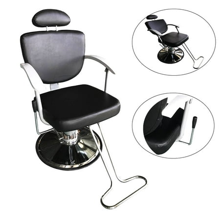 Zimtown Hydraulic Reclining Barber Chair Equipment For Shampoo Salon Hair Styling Beauty Spa With Footrest Height Adjustable 4