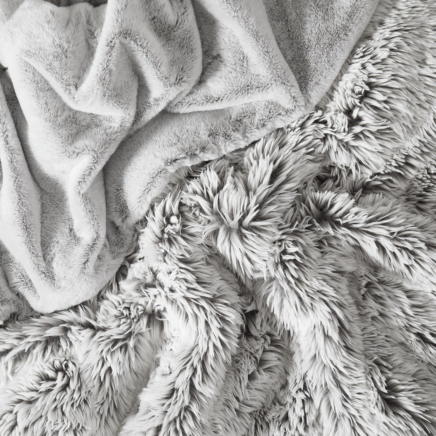 Frye Arctic Light Gray Throw, 60 in x 70 in
