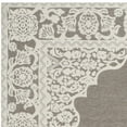 thumbnail image 5 of SAFAVIEH Marbella Beatrice Traditional Area Rug, Light Grey/Ivory, 2'3" x 4', 5 of 6