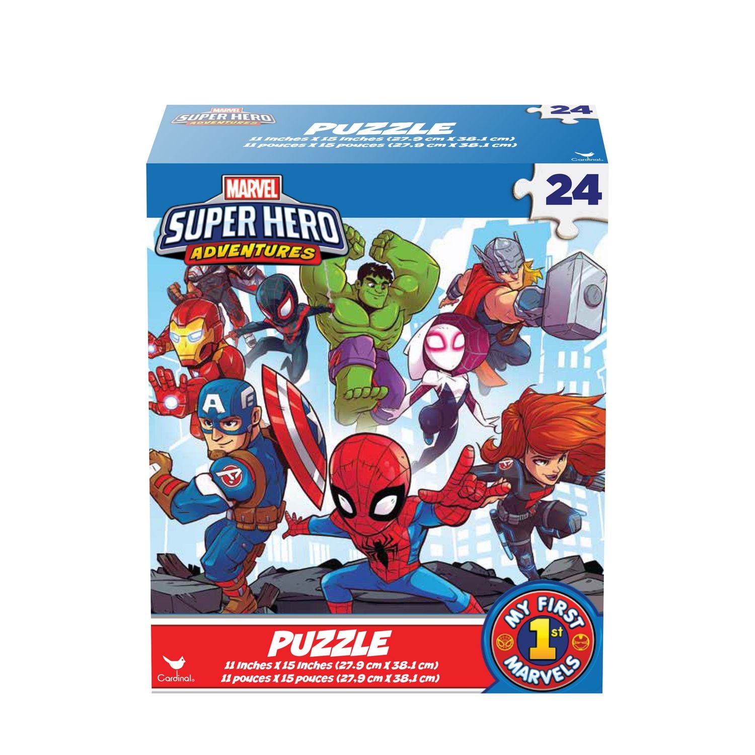 Marvel Super Hero Adventures 24-Piece Jigsaw Puzzle