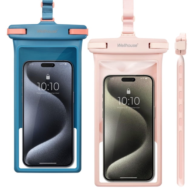 Funda impermeable Wellhouse para iPhone 16, 15, 14, 13, 12 Pro, Max, XS, Samsung