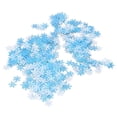 thumbnail image 1 of Snowflake Christmas Confetti Vibrant Color Winter Holiday Decoration 1000Pcs Reusable Plastic, 1 of 7