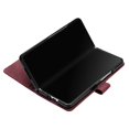 thumbnail image 5 of MonsDirect for 7.6 inch Samsung Galaxy Z Fold 3 2022 2021 Case, Slim Suede Leather Stand Folio Cover with Auto Sleep/Wake Card Slots & Hand Strap Anti-Fall Protective Case for Galaxy Z Fold 3, Red, 5 of 5