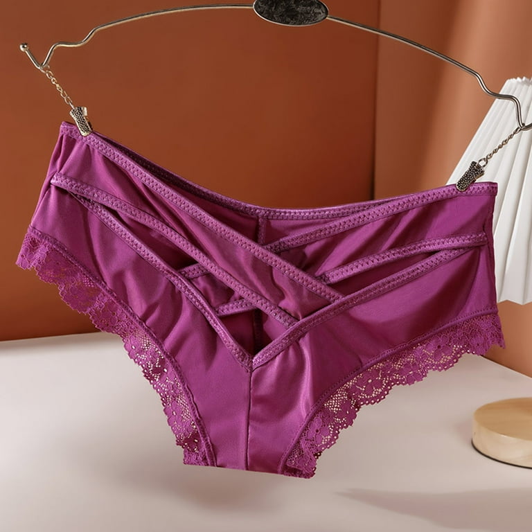 JDEFEG Nylon Bikini Panties Printed Women Mesh Panties Briefs Hollow Out  Lingerie Breathable Comfort Underpants Transparent Plus Size Underwear  Womens