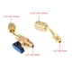 thumbnail image 2 of Válvulas Válvula de bola de cierre en ángulo para refrigerante de aire acondicionado de 1/4 de pulgada para R410A R134A R12 R22 HVAC y R410A Adaptador de 5/16 de pulgada a de 1/4 de pulga, 2 of 8