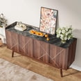 thumbnail image 5 of Tribesigns Buffet Cabinet with Storage, Kitchen Sideboard Buffet Table 55" Coffee Bar Cabinet with Doors for Dining Room Living Room Entryway, 5 of 5