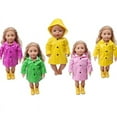 thumbnail image 3 of A-Waroom 1Pcs 18 inch Dolls Raincoat Doll Accessries for 18 inch Doll, 3 of 3