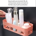 thumbnail image 4 of kurtrusly Multifunctional Hanging Shower Organiser – Rust-Proof And Stackable Storage Easy-to-Clean Shower Organiser No Drilling square green 1Set, 4 of 6