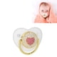 thumbnail image 3 of Pacificadores bling, exquisitos chupetes infantiles forma de corazón de silicona para el recién nacido para dormir, 3 of 7