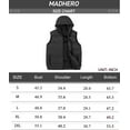 thumbnail image 6 of MADHERO Men's Lightweight Sleeveless Puffer Vest with Hood Water-Resistant Outdoor Vest Jacket Dark Grey Size XL, 6 of 6