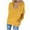 Yellow, variant on IROINNID Savings Hoodie for Women Casual Solid Color Hooded Pullover with Pocket Long Sleeve Fall Warm Basic Jacket,Coffee