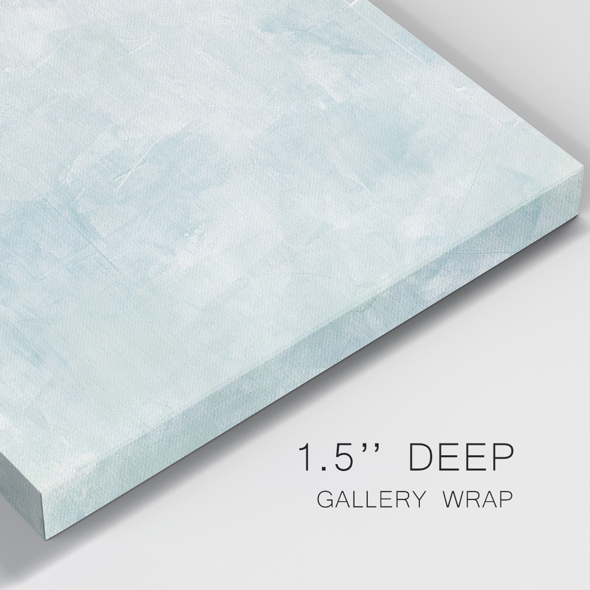 Wexford Home Drifting Blue I-Premium Gallery Wrapped Canvas, 24" x 24" - Ready to Hang