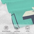 thumbnail image 5 of Yayeee 100% Cotton Hand Towels for Bathroom 16" x 28" Soft Absorbent Kitchen Towel, Green Cat, 5 of 7